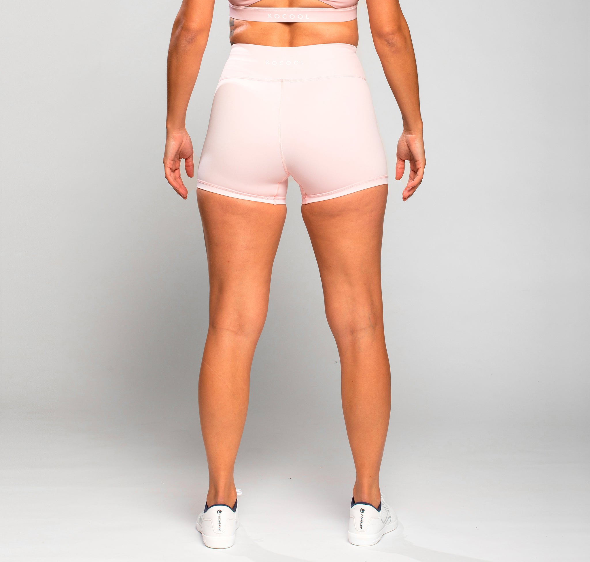 Gladiadora Booty Shorts - Pale Pink